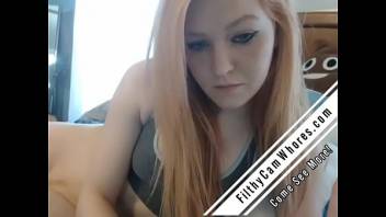 redhead toying and teasing her pussy - FilthyCamWhores.com - 05